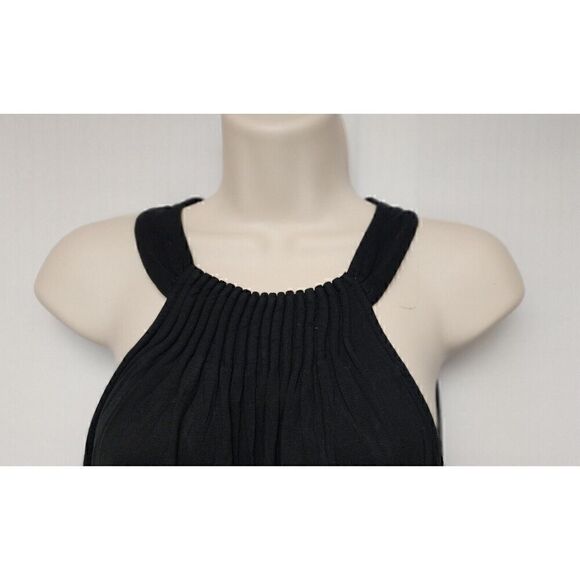 The Limited Sleeveless Pleated Front Top Black Size Small - Picture 6 of 9